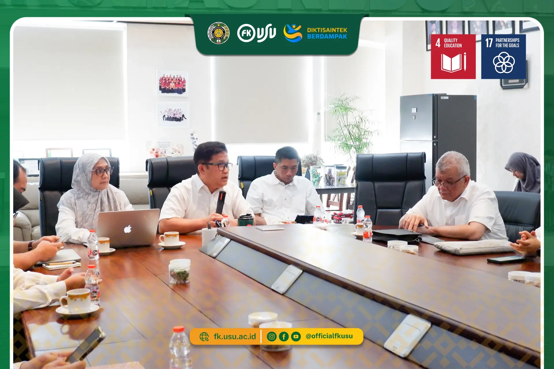 Perkuat Sinergi dan Kinerja, FK USU Gelar Rapat Koordinasi dengan Ketua Departemen untuk Penguatan Tata Kelola Fakultas